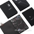 Black Card Notebook Blank Seite Student Stitch Notebook